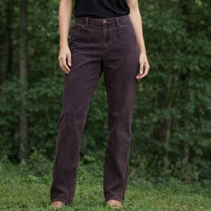 Ruby Rd. Purple Denim Jeans Women’s Size 12 Elastic Waist 5-Pocket Stretch